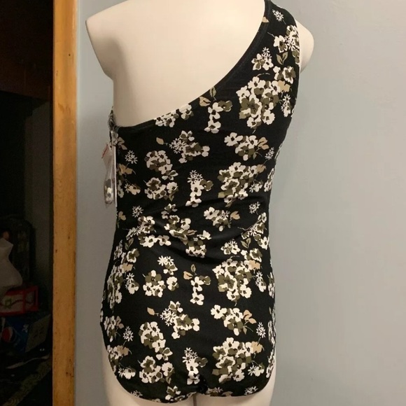 Michael Michael Kors One Shoulder Floral One Piece - Picture 6 of 11